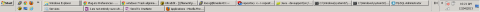 Task bar properties -> Taskbar buttons -> Use small icons + combine when taskbar is full
